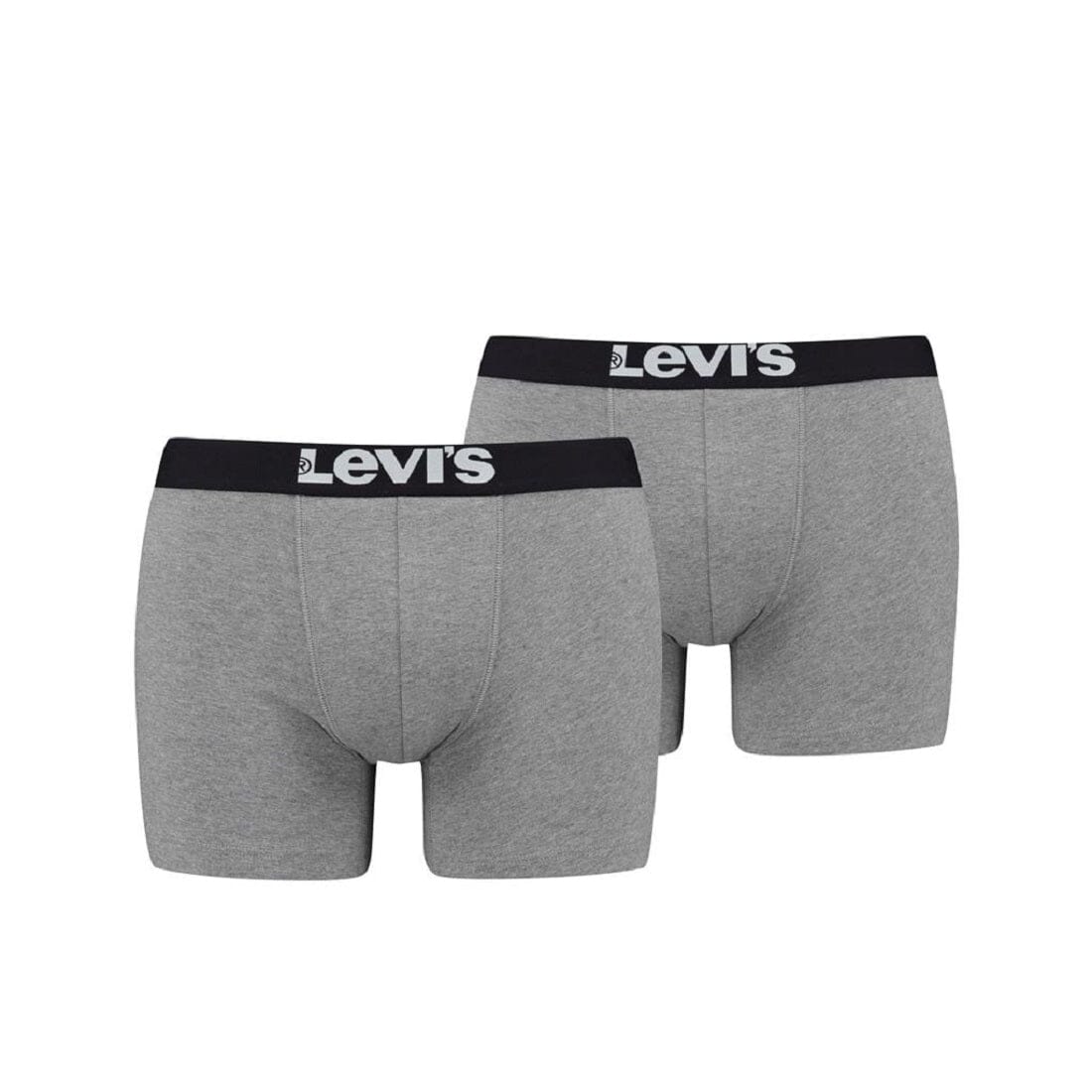Levi's - Basic Boxer 2-pack - Middle Grey Melange Boxershort Levis 