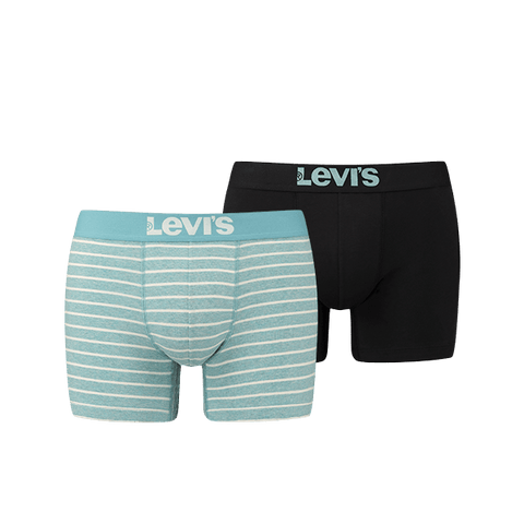 Levi's - Vintage Stripe Boxer 2-pack - Reef Waters Boxershort Levis 