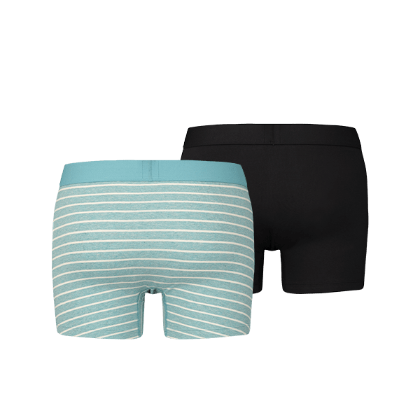Levi's - Vintage Stripe Boxer 2-pack - Reef Waters Boxershort Levis 