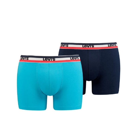 Levi's - 200SF Sportswear Logo Boxer 2-pack - Blue Boxershort Levis 