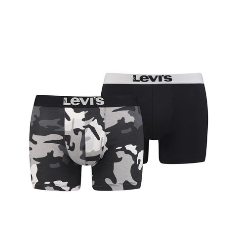 Levi's - Boxer Brief 2-pack - Black/Camo Boxershort Levis 