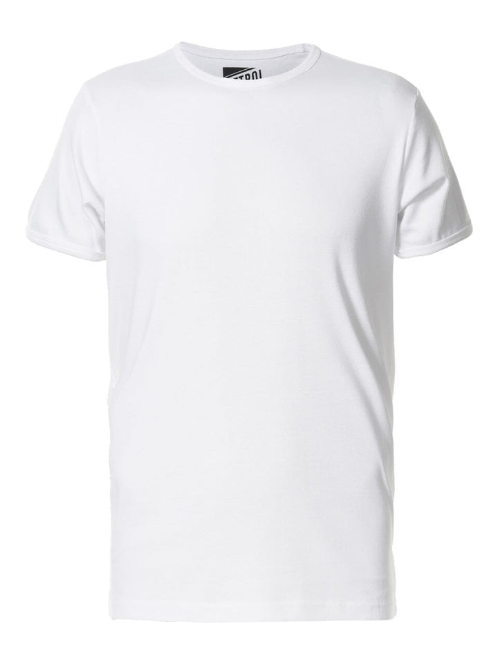 Petrol Basic T-Shirt 100% katoen 2-pack - wit Into Underwear Standaard Petrol 