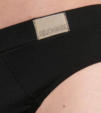 Sloggi - GO Natural Brief 2-pack - 0004 Black Slip Sloggi 