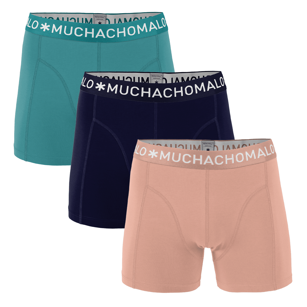 Muchachomalo - Short 3-pack - Solid 253 Boxershort Muchachomalo 