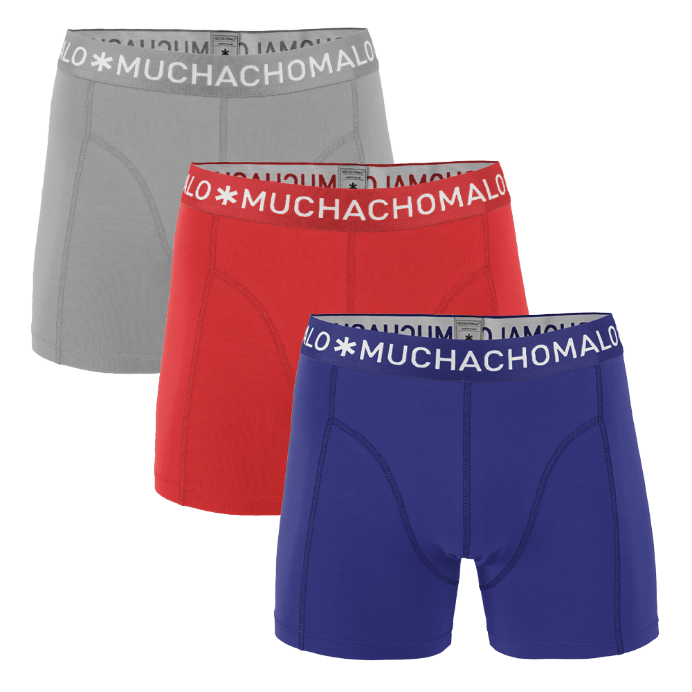 Muchachomalo -Short 3-pack - Solid 255 Boxershort Muchachomalo 